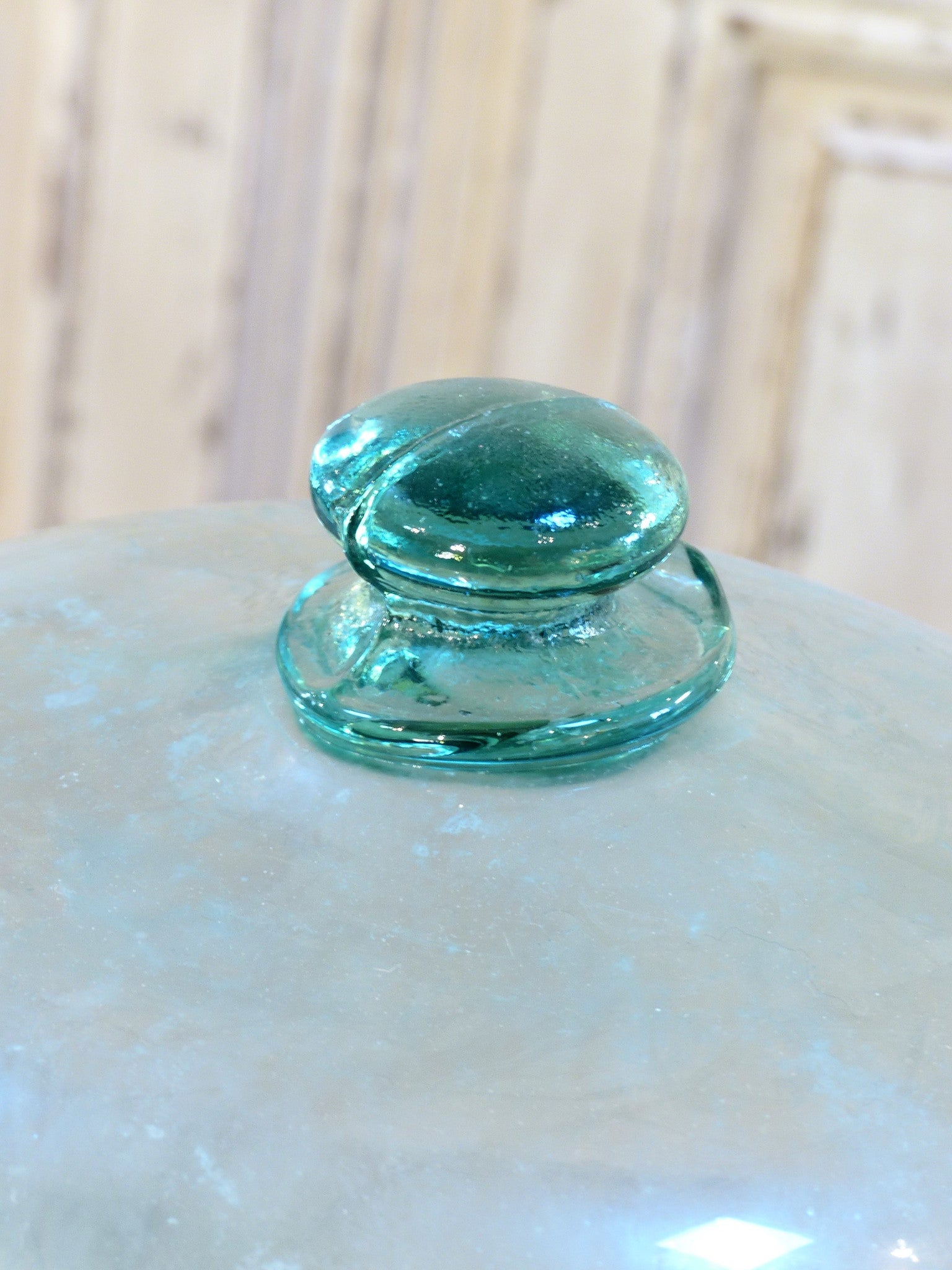 19th century glass garden cloche – bell shaped