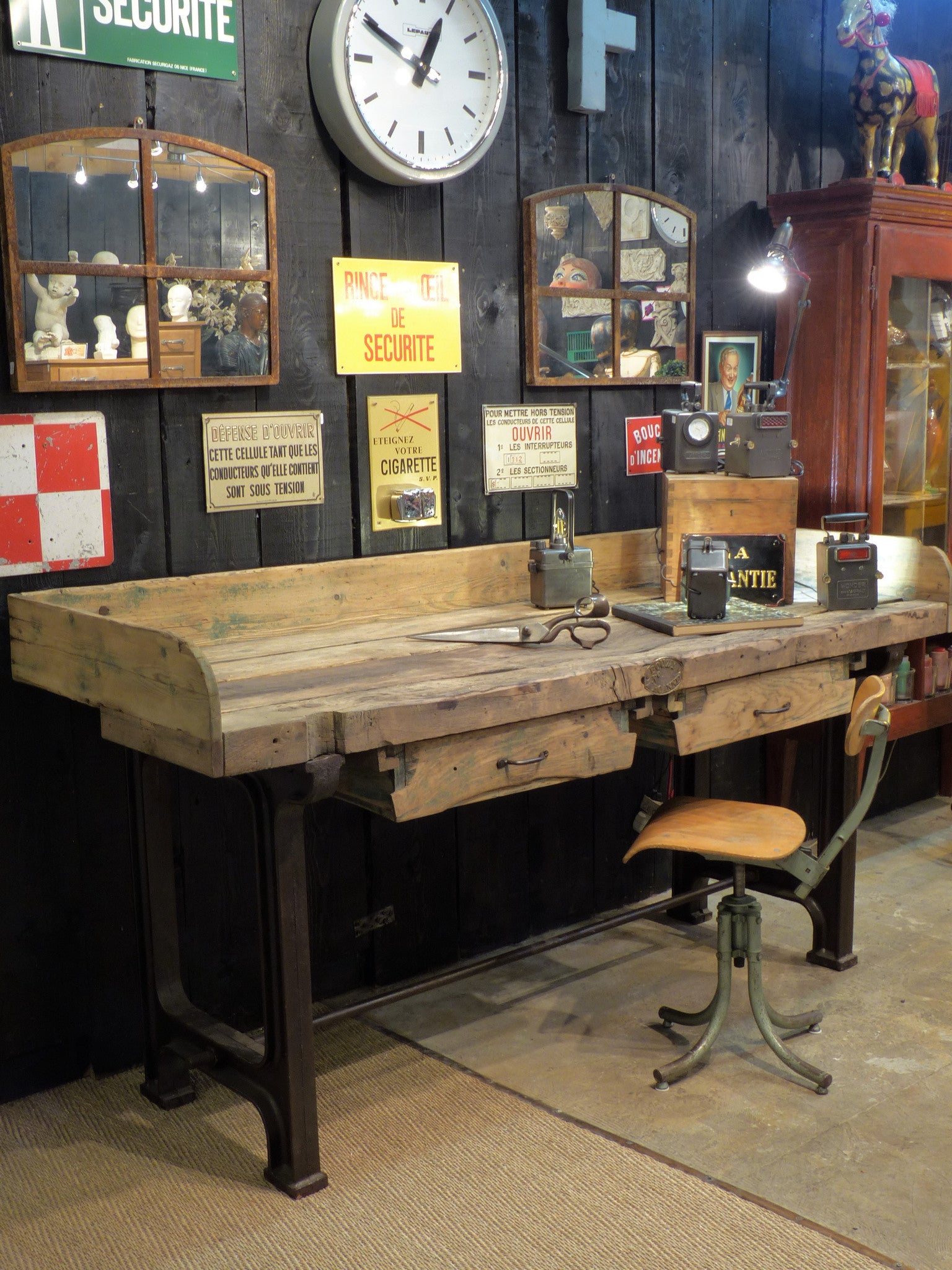 Workshop table, late-18th- or early-19th-century