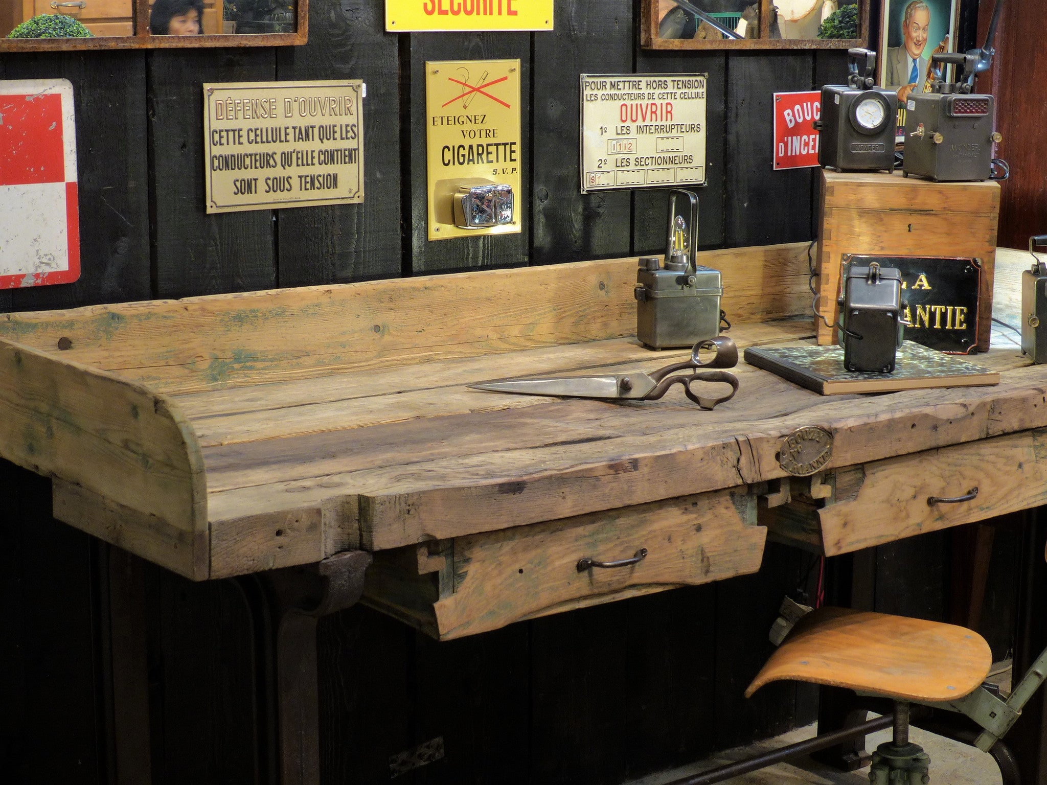 Workshop table, late-18th- or early-19th-century