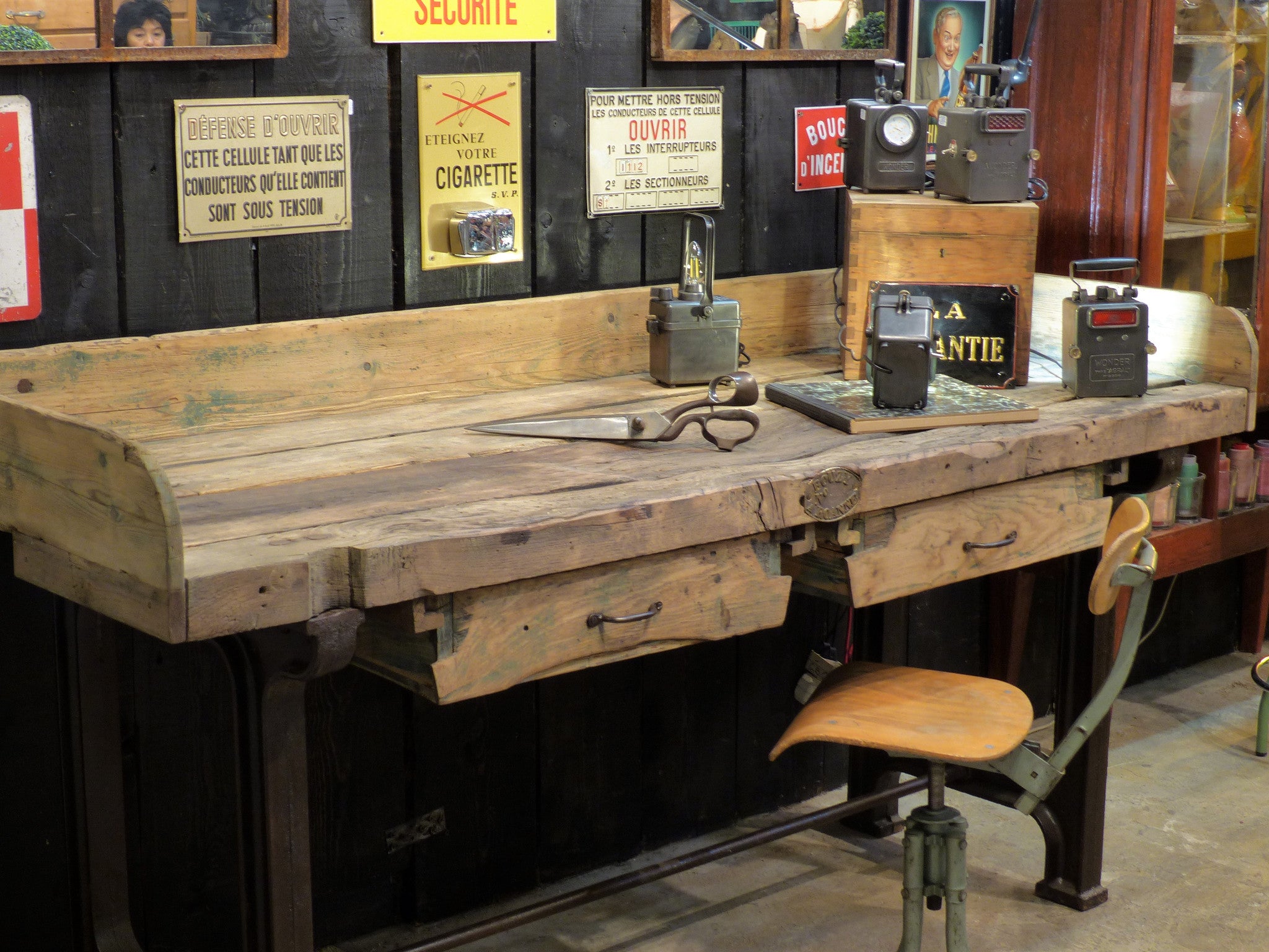 Workshop table, late-18th- or early-19th-century