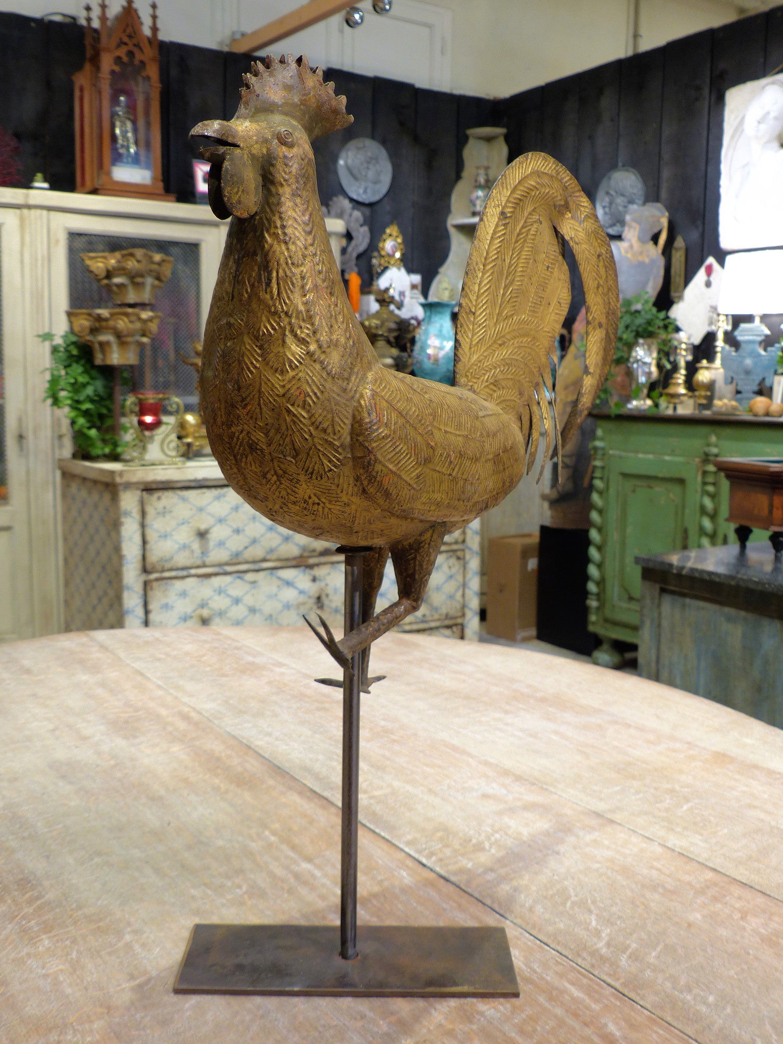 Early 20th century French weathervane rooster