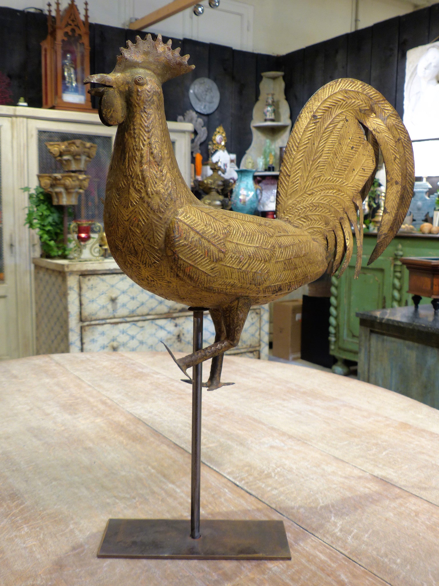 Early 20th century French weathervane rooster