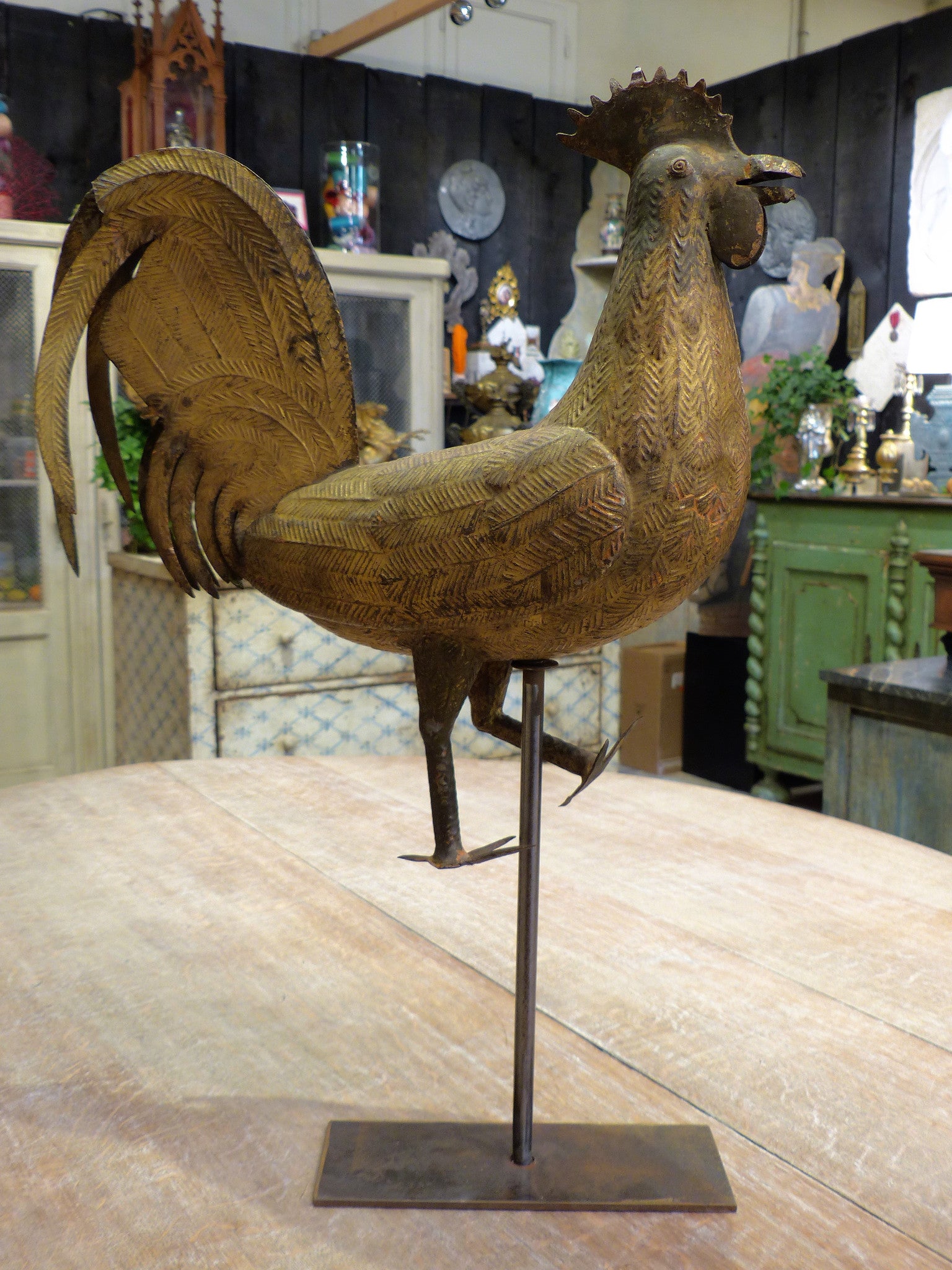 Early 20th century French weathervane rooster