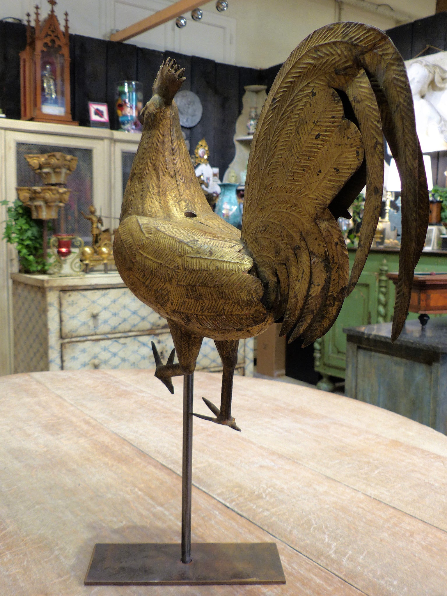 Early 20th century French weathervane rooster