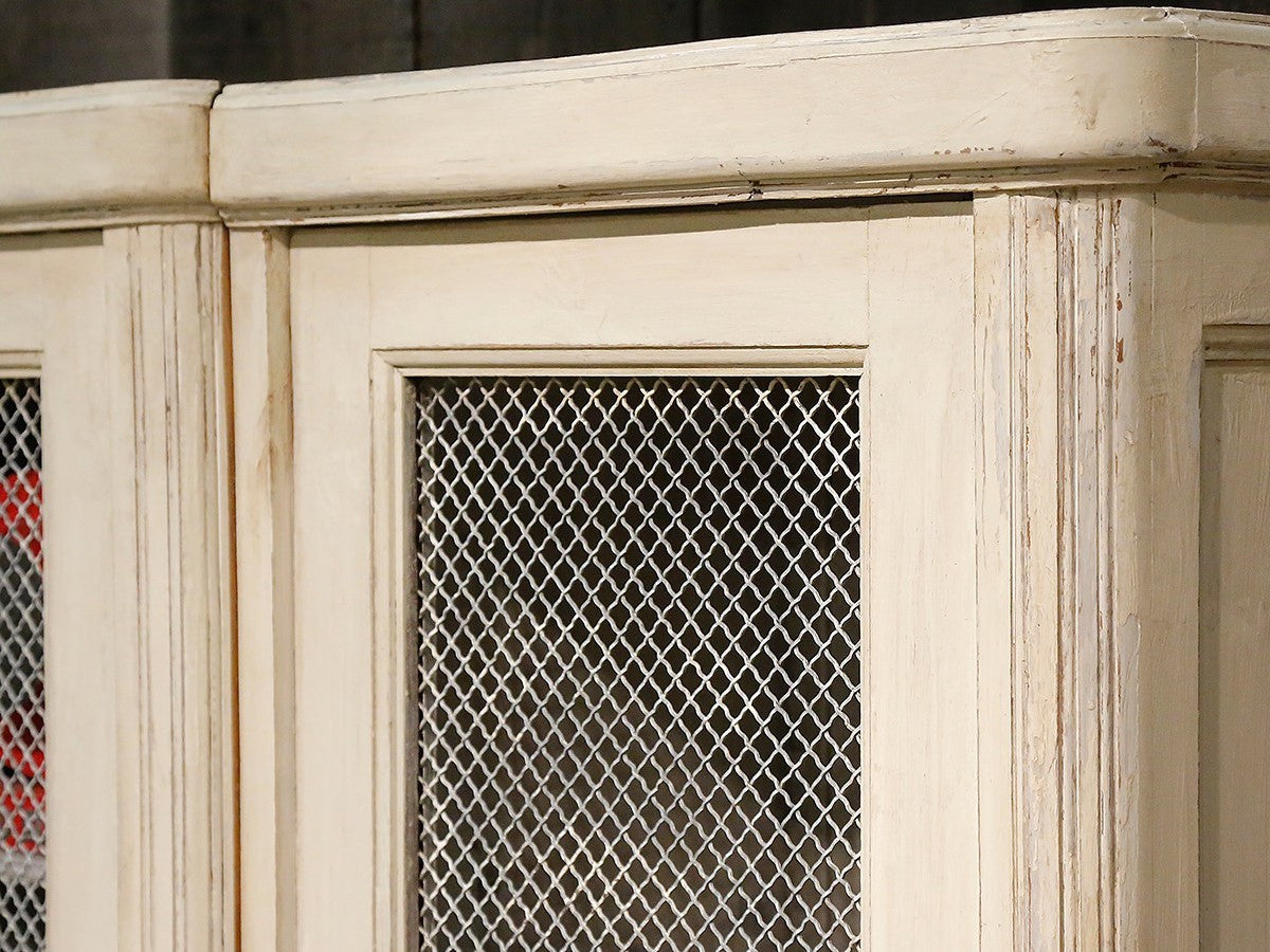 Bookcase with original grillwork, French 1940s